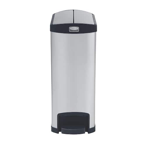 Rubbermaid Commercial Products Papperskorg Slim Jim matt stål 50L