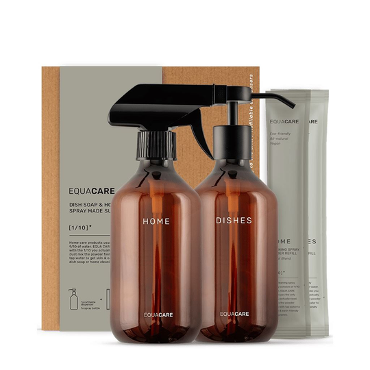 Equa Care Duo Pack Home & Dish 2 Flaskor & 4 Refillpåsar