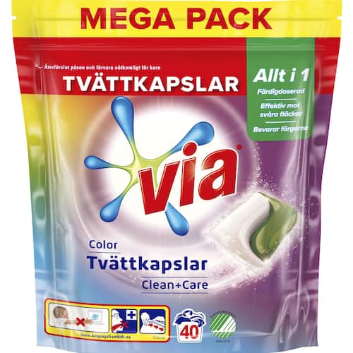 VIA Tvättkapslar Duo Color