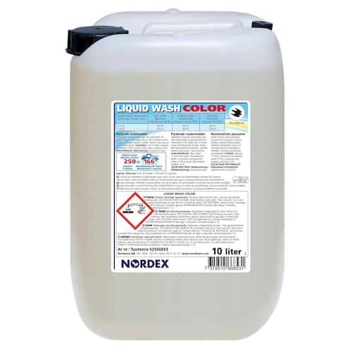NORDEX Tvättmedel Liquid Wash Color för professionellt bruk,flytande, färg, utan parfym, 10L
