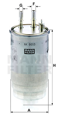 Bränslefilter MANN-FILTER WK 9053 z