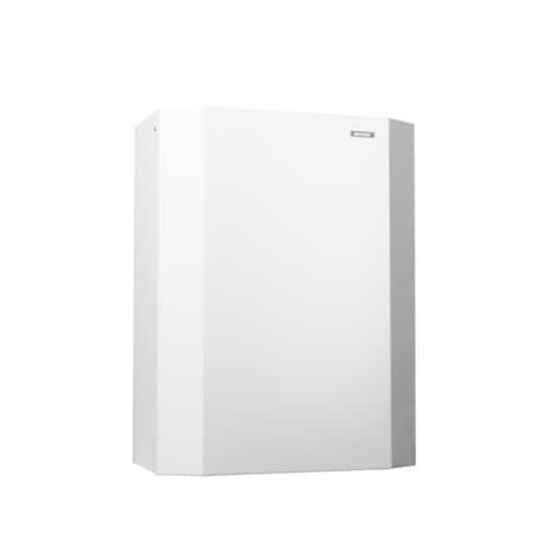 KATRIN Papperskorg i metall, vit, 25 l