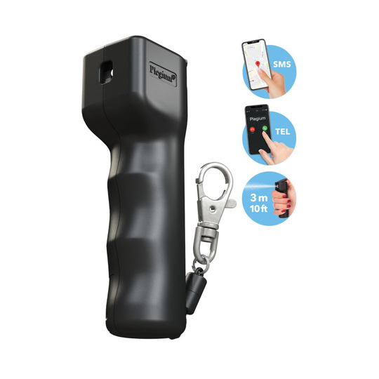 Plegium Smart Mini Försvarsspray Svart