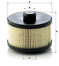 Bränslefilter MANN-FILTER PU 10 001 x
