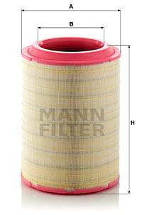 Luftfilter MANN-FILTER C 37 2070/2