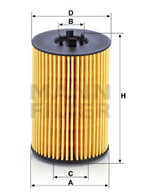 Oljefilter MANN-FILTER HU 7020 z