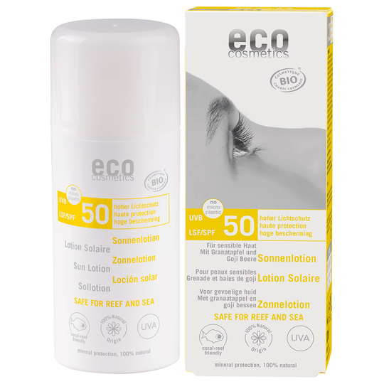 Eco Cosmetics Ekologisk Sollotion högt skydd SPF 50, 100 ml