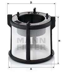 Bränslefilter MANN-FILTER PU 51 x