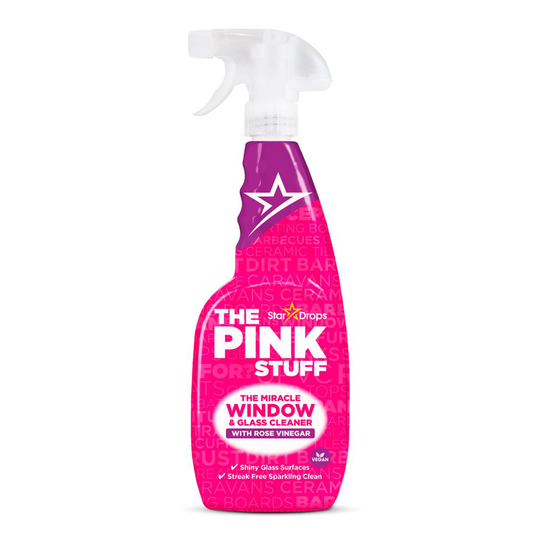 THE PINK STUFF The Miracle Window & Glass Cleaner Rose Vinegar 750 ml