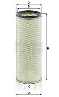 Sekundärluftfilter MANN-FILTER CF 19 006 x