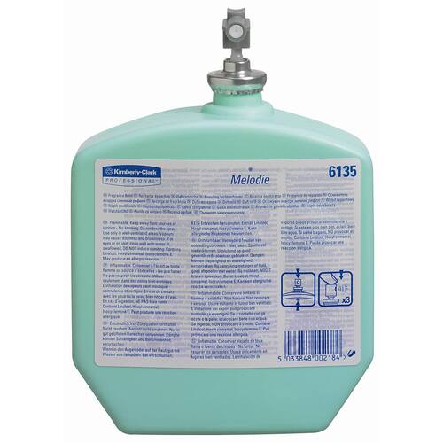 Kimberly-Clark Professional Air Freshener-påfyllning, pumpflaska i plast, 310 ml, melodie
