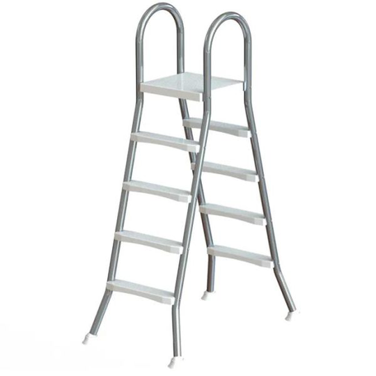 Swim & Fun Comfort Poolstege AISI 304-stål 5 x 5 steg, 135 cm
