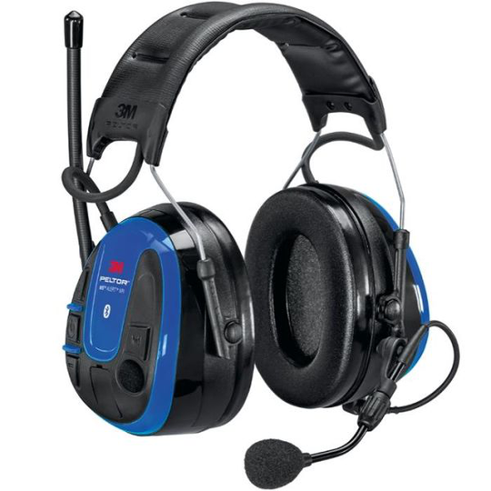3M Peltor WS Alert XPI Hörselskydd med Bluetooth och mobilapplikation, hjässbygel