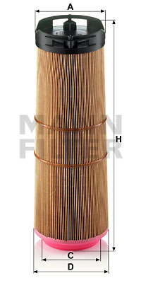 Luftfilter MANN-FILTER C 12 133/1