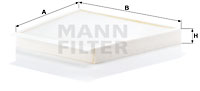 Kupéfilter MANN-FILTER CU 3172/1