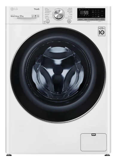 Lg K4wv712n1w Frontmat. Tvättmaskiner - Vit