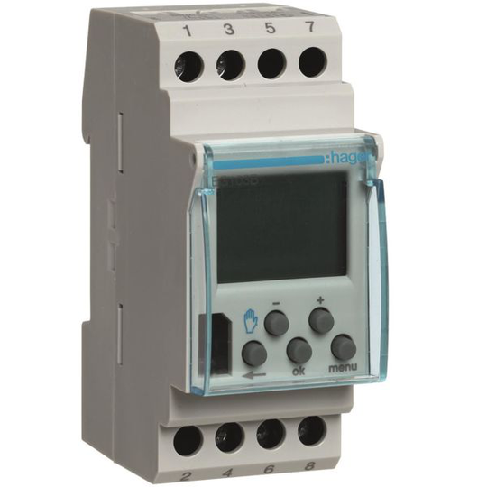 Hager EG103B Kopplingsur 16A, 230V 1 kanal