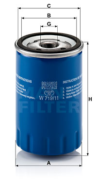 Oljefilter MANN-FILTER W 719/11