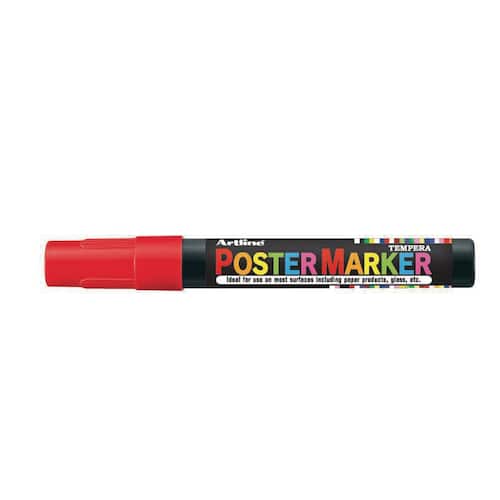 Artline Poster Marker Rund 2,0 mm röd