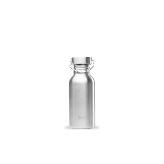 Qwetch Vattenflaska Borstat stål 500 ml