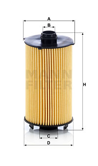 Oljefilter MANN-FILTER HU 12 007 x
