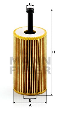 Oljefilter MANN-FILTER HU 612 x