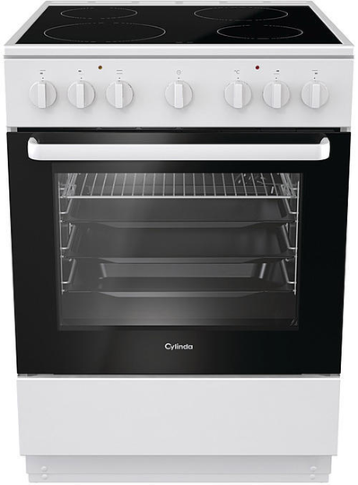 Cylinda S8362kst Glaskeramikspis - Vit