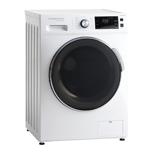Scandomestic Wah2908w Frontmatad Tvättmaskin - Vit/glas