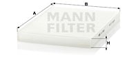 Kupéfilter MANN-FILTER CU 2882