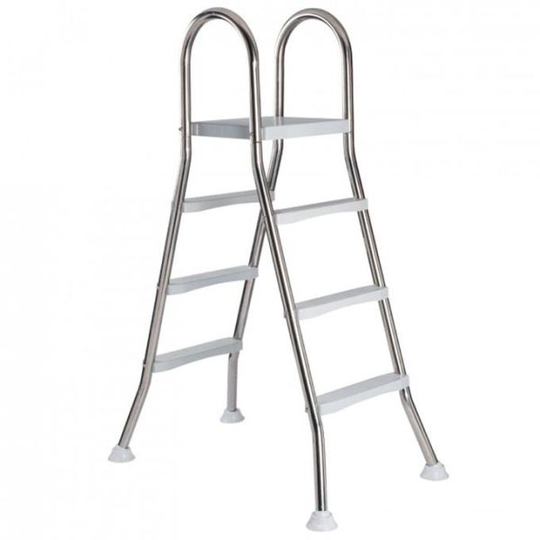 Swim & Fun Comfort Poolstege AISI 304-stål 4 x 4 steg, 120 cm