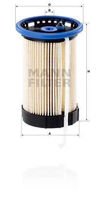 Bränslefilter MANN-FILTER PU 8014