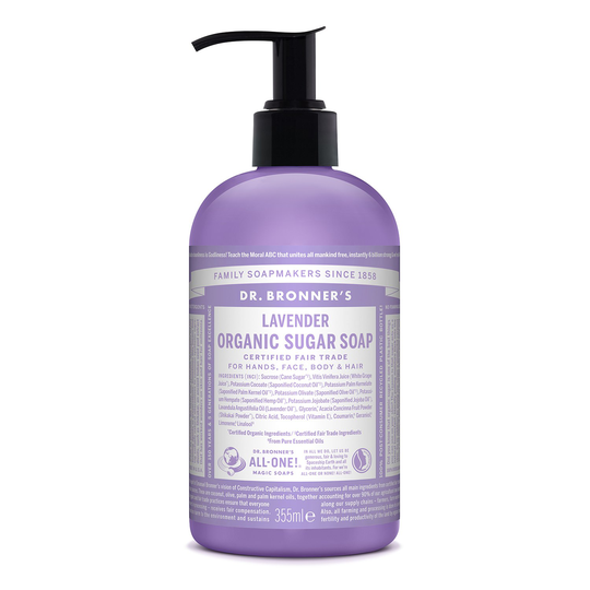 Dr. Bronner’s Organic Sugar Soap Lavender 355 ml