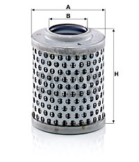 Filter, drifthydraulik MANN-FILTER H 61