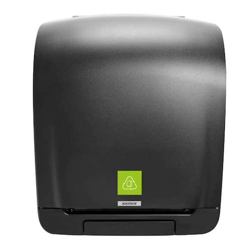 KATRIN Dispenser Inclusive System för handduksrullar, manuell, plast, svart, 403 x 335 x 216 mm