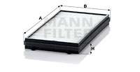 Kupéfilter MANN-FILTER CU 3124-2