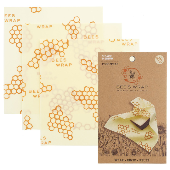 Bee's Wrap Naturligt Folie Multi-pack - Honeycomb, 3 st Medium
