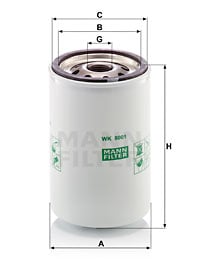 Bränslefilter MANN-FILTER WK 8001