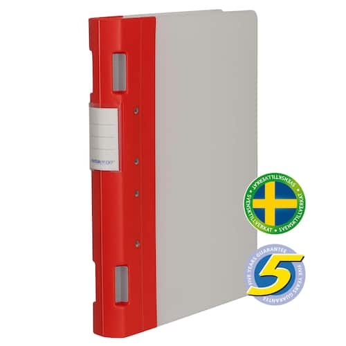 KEBA Gaffelpärm Ergo A4 40mm röd/neutral