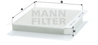 Kupéfilter MANN-FILTER CU 2422