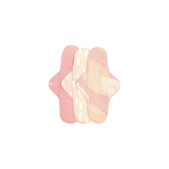 Imse Ekologiska Tygbindor Classic natt, 3-pack Pink Sprinkle
