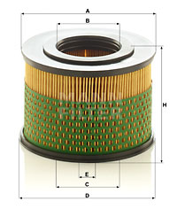 Luftfilter MANN-FILTER C 1233