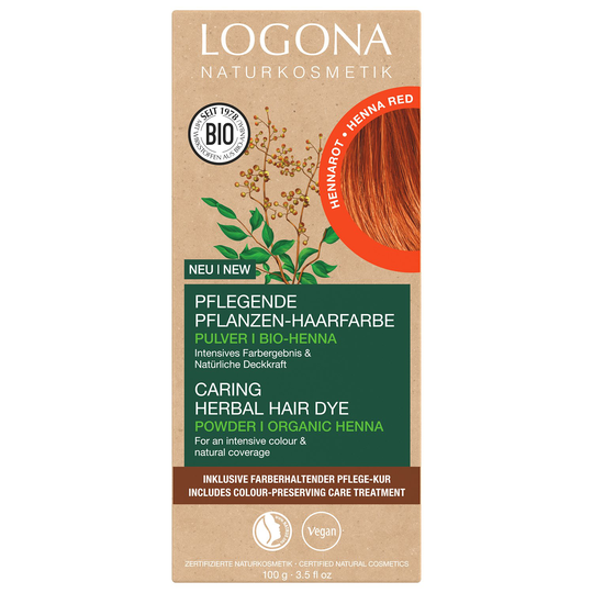 Logona Örthårfärg, 100 g Henna Red