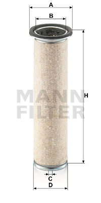 Sekundärluftfilter MANN-FILTER CF 840