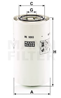 Bränslefilter MANN-FILTER WK 9065