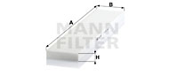 Kupéfilter MANN-FILTER CU 5480