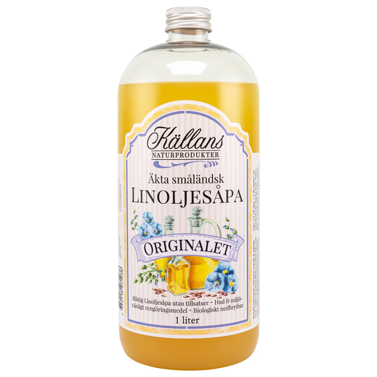 Källans Naturprodukter Äkta Småländsk Linoljesåpa Original 1 L