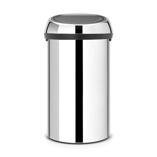 BRABANTIA Papperskorg Touch Bin XL 60L blankborstat stål