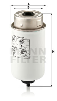 Bränslefilter MANN-FILTER WK 8014