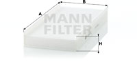 Kupéfilter MANN-FILTER CU 3240