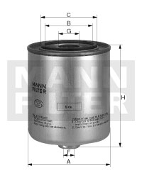 Bränslefilter MANN-FILTER WK 9048 x